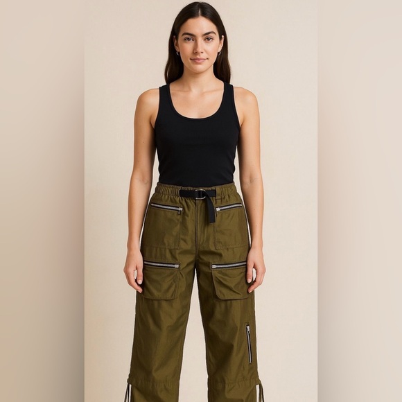 Pants - Olive Cargo Pants